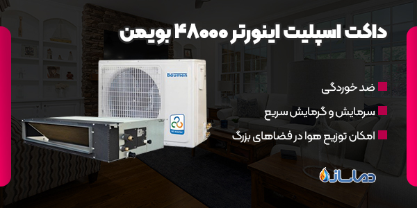 داکت اسپلیت اینورتر 48000 بویمن