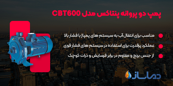 پمپ دو پروانه پنتاکس مدل CBT600
